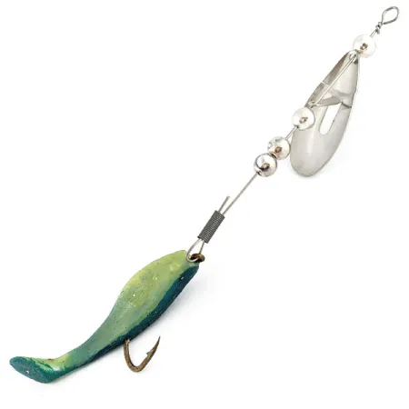 Worth June bug, 5g nickel/blue, rotační třpytka #22027