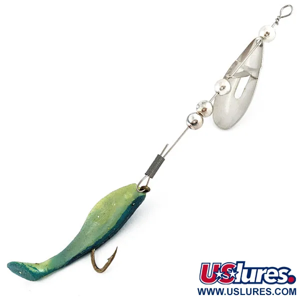 Worth June bug, 5g nickel/blue, rotační třpytka #22027