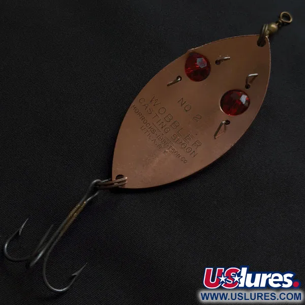 Horrocks-Ibbotson Wobbler №2, 23g měděná / červené oči, plandavka #22124