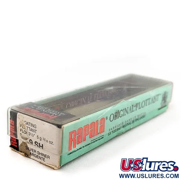 Rapala Original Floater F9, 4g S (stříbrná), plovoucí wobler #22177