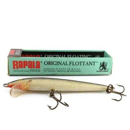 Rapala Original Floater F9, 4g S (stříbrná), plovoucí wobler #22177