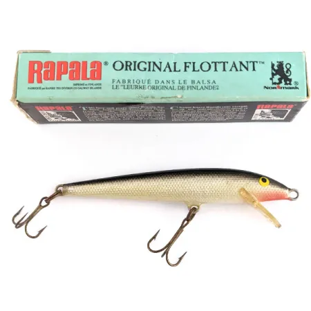Rapala Original Floater F9, 4g S (stříbrná), plovoucí wobler #22177