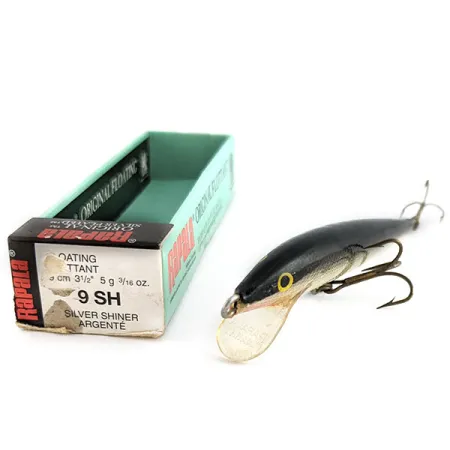 Rapala Original Floater F9, 4g S (stříbrná), plovoucí wobler #22177