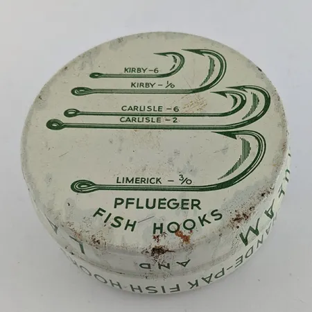 Pflueger Hande-Pak №4005, sada 50 ks, vintage rybářské háčky #22192
