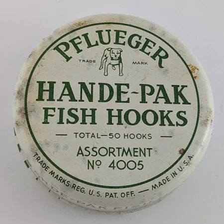 Pflueger Hande-Pak №4005, sada 50 ks, vintage rybářské háčky #22192