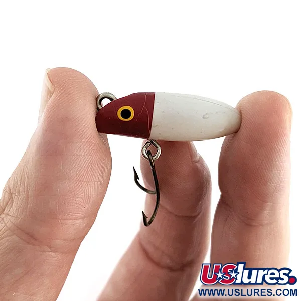 South Bend Fly-Oreno, 1.4g, červenobílá, dřevěná nástraha #22210