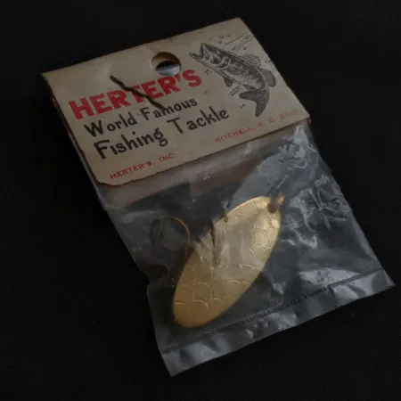 Herter's Spinner, 5g, zlatá, rotační třpytka #22263