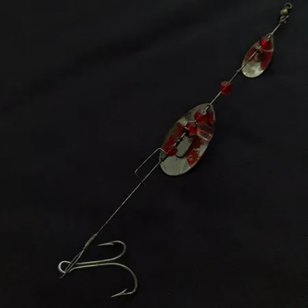 Weller Tandem June-Bug, 10g nikl/červená, tandemová rotačka #22406