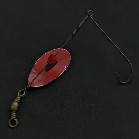 Lucky Strike June Bug, 7g, nikl/mosaz/červená, rotační třpytka #22465