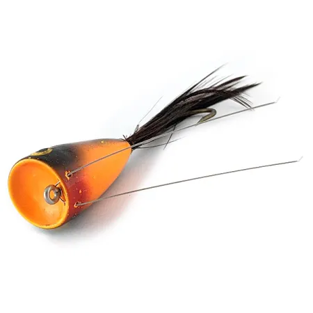 Phillips Weedless Fly Rod Popper 700AW, 5g, černo-oranžový, muškařský popper #22631