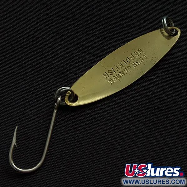 Luhr Jensen Needlefish 1, červená/bílá/mosaz, 2g, plandavka #22731