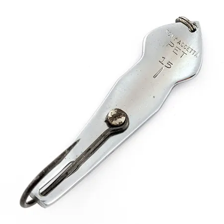 Tony Accetta Pet Spoon 15, 28g, nikl, plandavka #22773