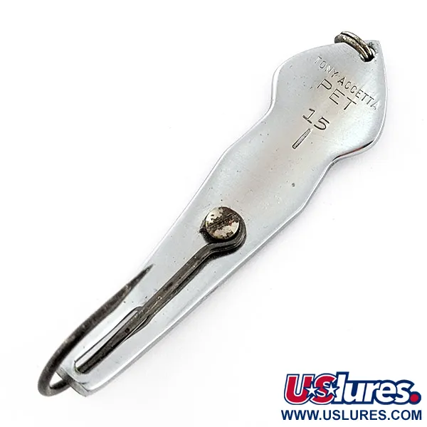 Tony Accetta Pet Spoon 15, 28g, nikl, plandavka #22773