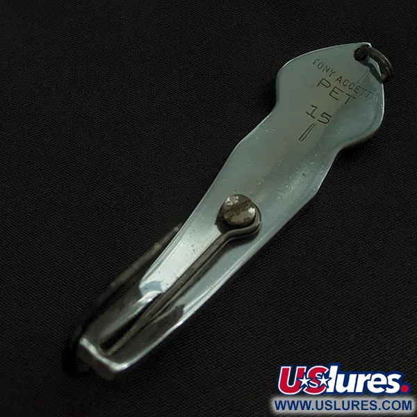 Tony Accetta Pet Spoon 15, 28g, nikl, plandavka #22773