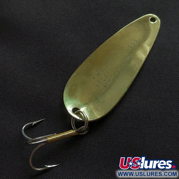 Nebco Flashbait 266, 10g, mosaz, plandavka #22854