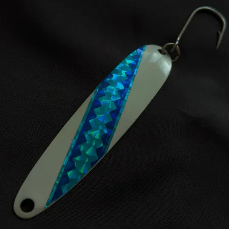 Stinger Michigan Flutter Spoon, bílá/hologram, 8g, plandavka #22865