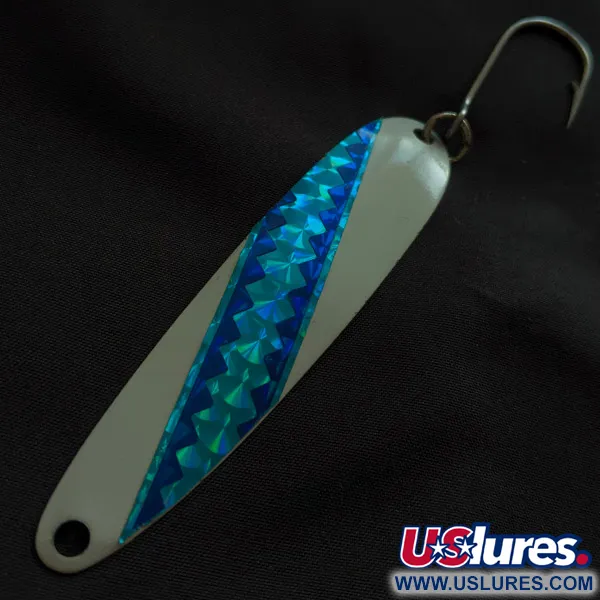 Stinger Michigan Flutter Spoon, bílá/hologram, 8g, plandavka #22865