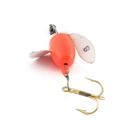 Yakima Bait Spin-N-Glo, 1g, oranžovo-bílá, rotační nástraha #22944