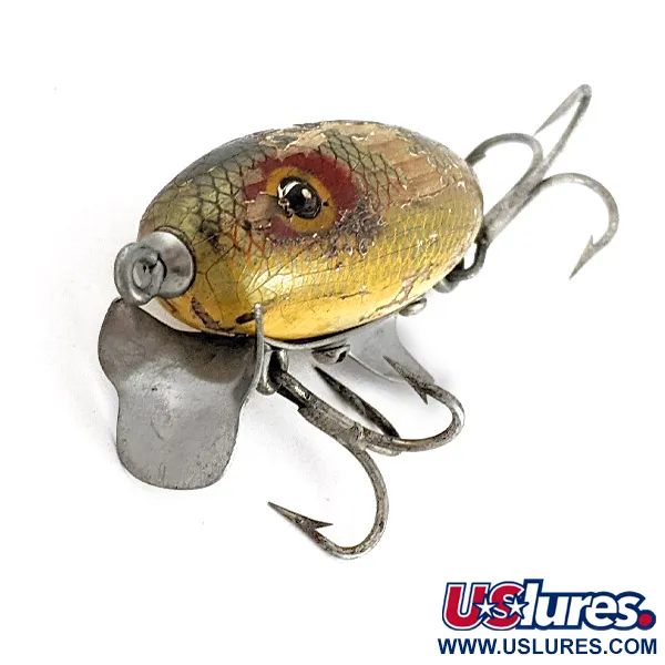 Strike King Clarks Water Scout Wood, 9g, zlaté šupiny, dřevěný wobler #23095