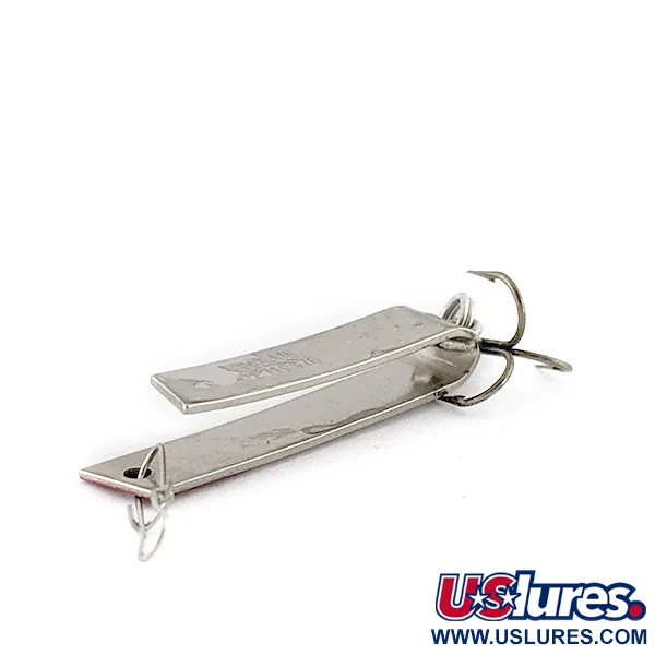 Luhr Jensen Super-Duper 502, niklová/červená, 2,5g, plandavka #23158