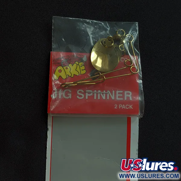 Arkie Lures Jig Spinner, zlatý, 2g, přívlačový adaptér #23182