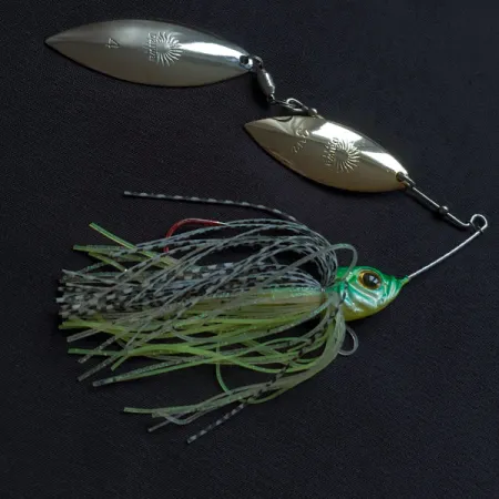 Daiwa Double Willow, 14g, Green/Chartreuse, Spinnerbait #23183