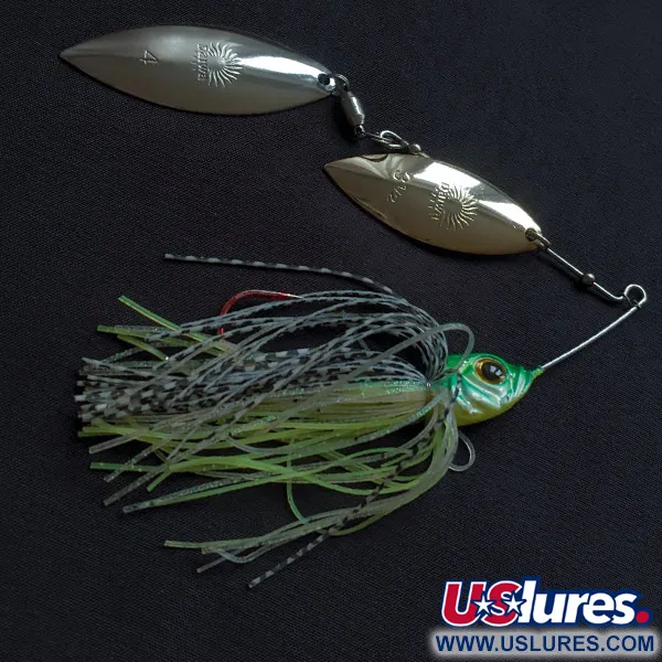 Daiwa Double Willow, 14g, Green/Chartreuse, Spinnerbait #23183