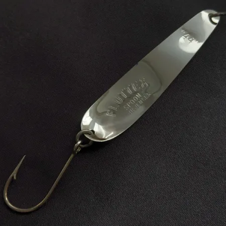 Luhr Jensen Flutter Spoon 44, 4g, nikl/modrá, plandavka #23239