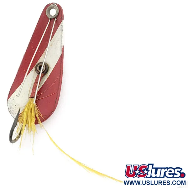 Weezel bait Rex Spoon, 7g, červeno-bílá, plandavka do vázek #23267