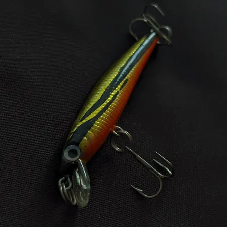 Yo-Zuri Pin's Minnow 50F, 2g, Zlatá/Černá/Oranžová, Plovoucí wobler #23274