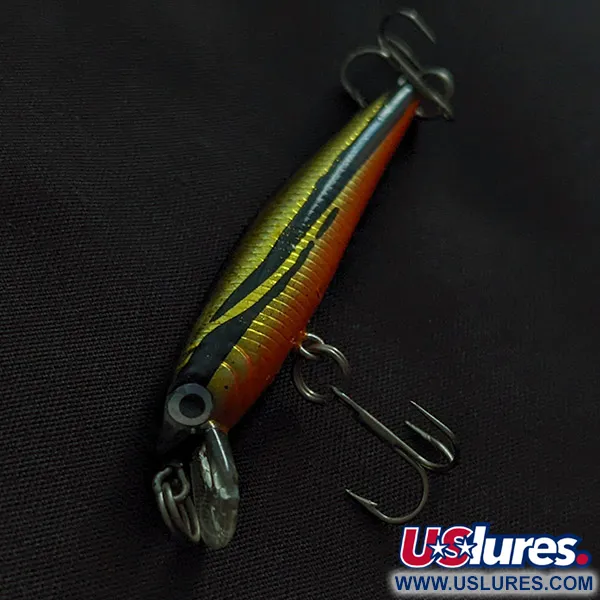 Yo-Zuri Pin's Minnow 50F, 2g, Zlatá/Černá/Oranžová, Plovoucí wobler #23274