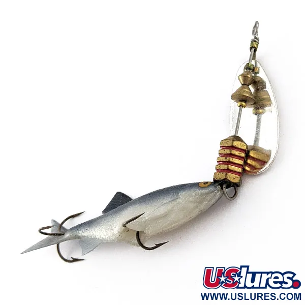 Mepps Aglia 2 Mino, 9 g, stříbrná/modrá, rotační třpytka #23310