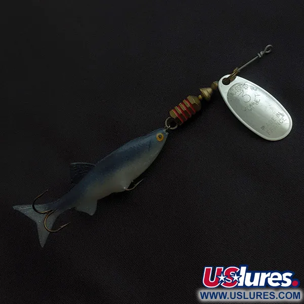 Mepps Aglia 2 Mino, 9 g, stříbrná/modrá, rotační třpytka #23310