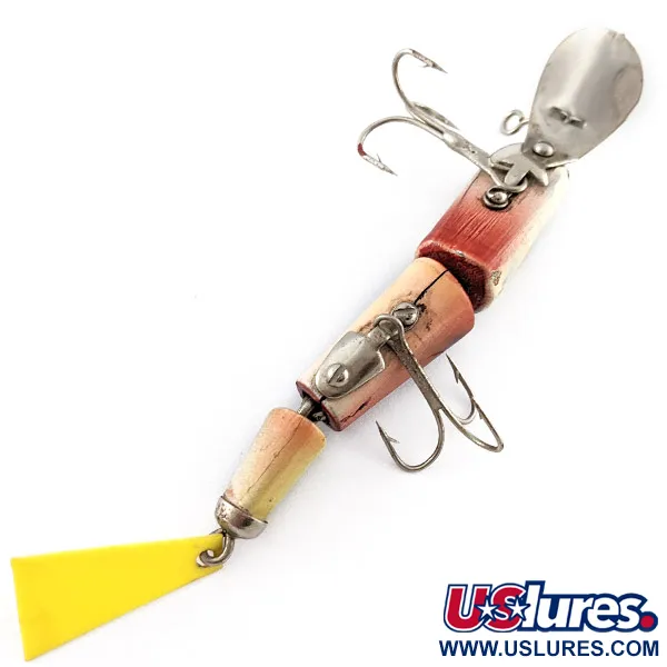 Bud Stewart Jointed Wood, 10g, 8cm, zelený šupinatý vzor, sběratelská nástraha #23311