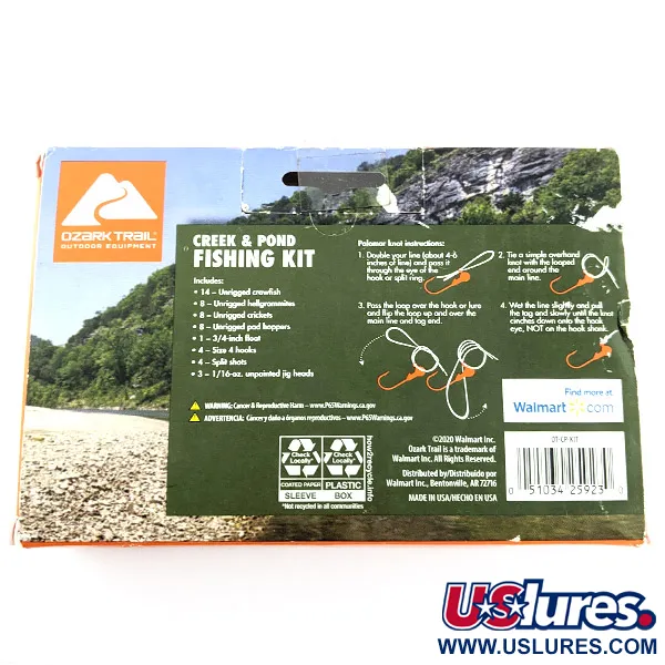 Ozark Trail Creek and Pond, 50 ks, rybářská sada #23330