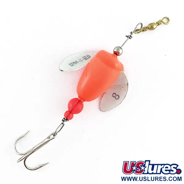 Worden's Spin-n-Glo, 0,9g, oranžová, rotační splávek #23344