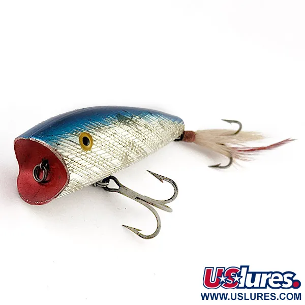 Herter's popper, 21g, stříbrná/modrá, hladinový popper #23426