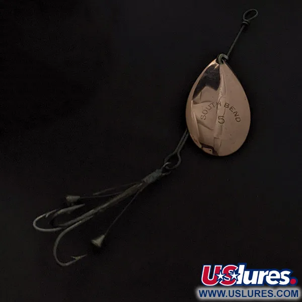 South Bend Vintage Spinner 5, 7g, nikl/měď, rotační třpytka #23438
