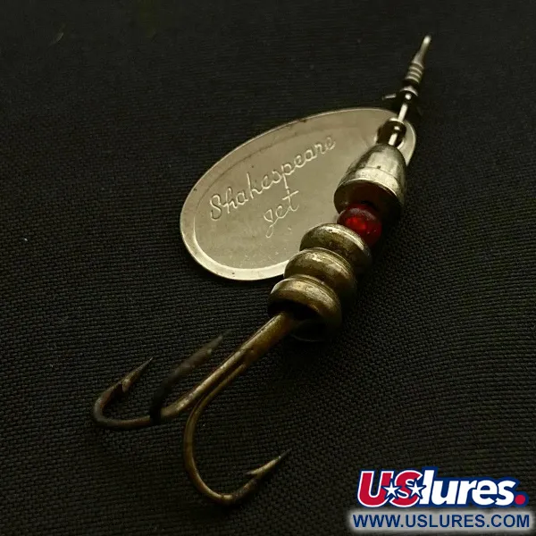 Shakespeare Jet, 4g, stříbrno-zelená, rotační třpytka #23505