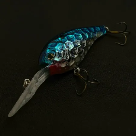 Renosky Deep Dive Honeycomb Rattl shad, 12g, stříbrná/modrá, hlubokopotápivý wobler #23542