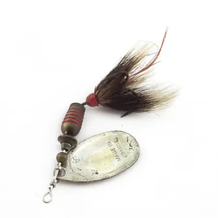 Mepps Aglia 3, stříbrná, 1/4 oz, veverčí ocas, rotační třpytka #23570