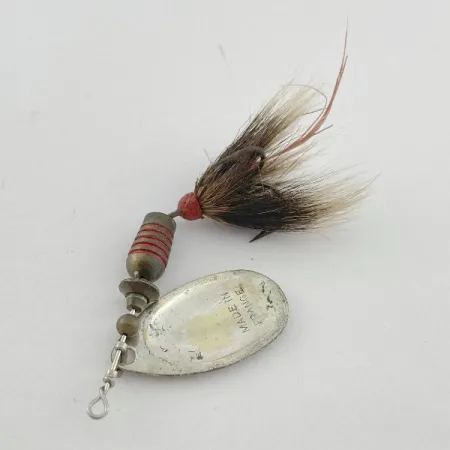 Mepps Aglia 3, stříbrná, 1/4 oz, veverčí ocas, rotační třpytka #23570