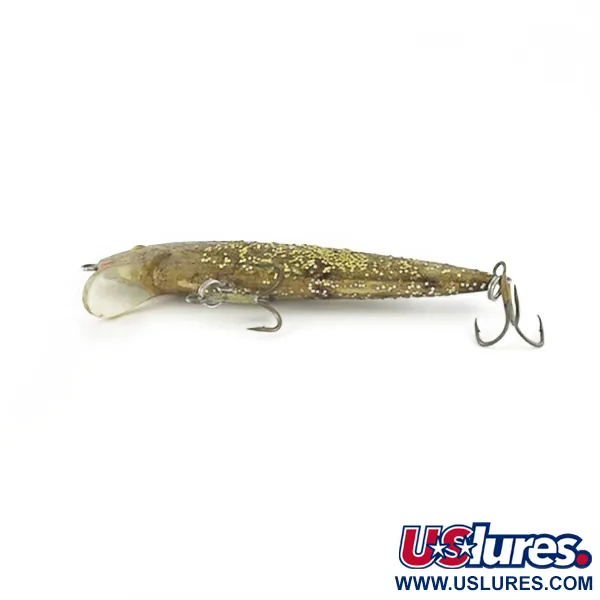 Bill Norman Shiner Minnow, 10g, zlatá, plovoucí wobler #23622