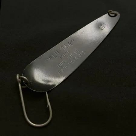 Luhr Jensen Flutter Spoon 38, 10g, černá, plandavka #23686