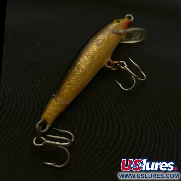 Rapala Original Floater F7, zlatá, 4g, plovoucí wobler #23730