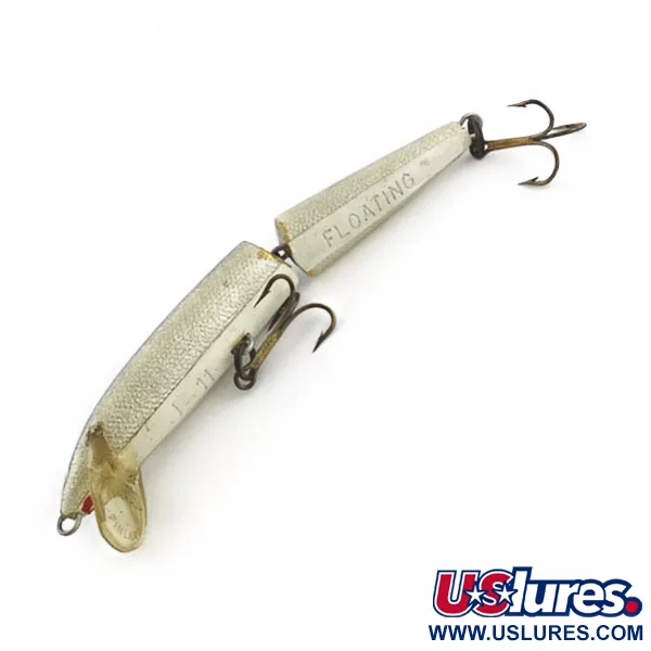 Rapala Jointed J11, 11cm, 7g, barva S (Silver), dvoudílný wobler #23755