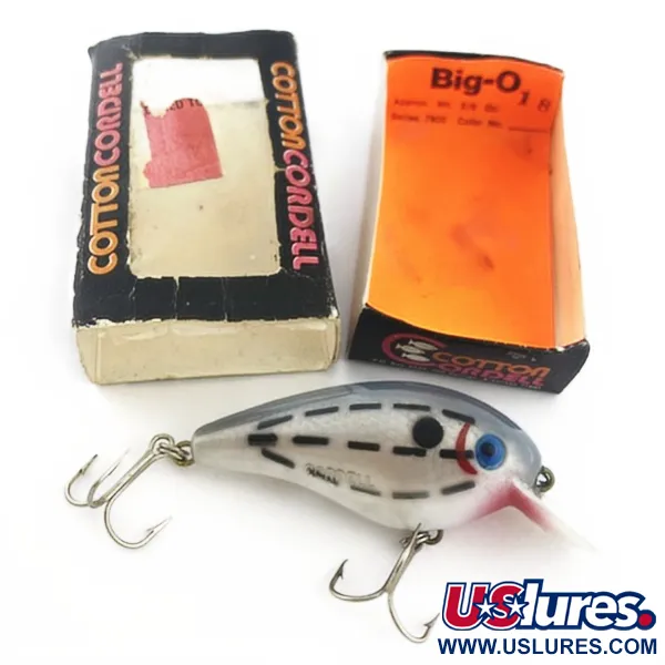 Cotton Cordell Big O, 14g, Blue eyes Bar Fish, wobler #23776