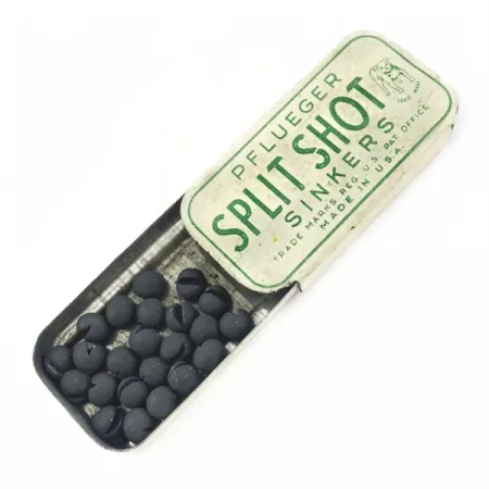 Pflueger Split Shot Sinkers, olověné broky, rybářská bižuterie #23833