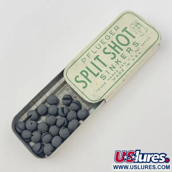 Pflueger Split Shot Sinkers, olověné broky, rybářská bižuterie #23833