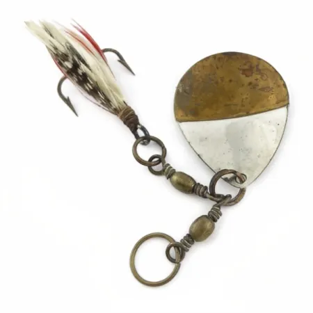 Lowe's Star Colorado Spinner 4 №5823 (1890S), nikl/mosaz, 7g, rotační třpytka #23847